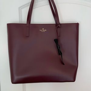 Kate Spade, burgundy